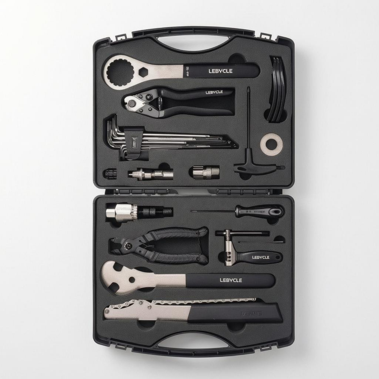 Sports Equipment Repair - Cycling Repair Tool Box Foam Compartments