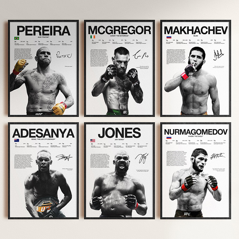 Famous Boxing Legends Fighting - огляд і ціна Sports Equipment Poster