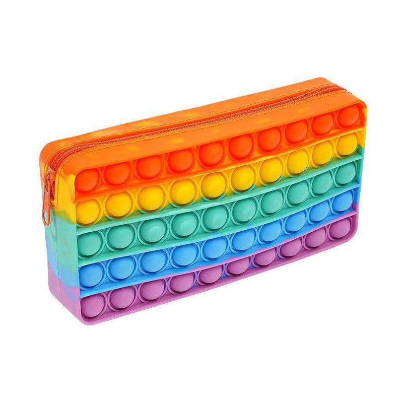 Rainbow Pencil Case Silicone P - огляд і ціна Sports Equipment For Schools