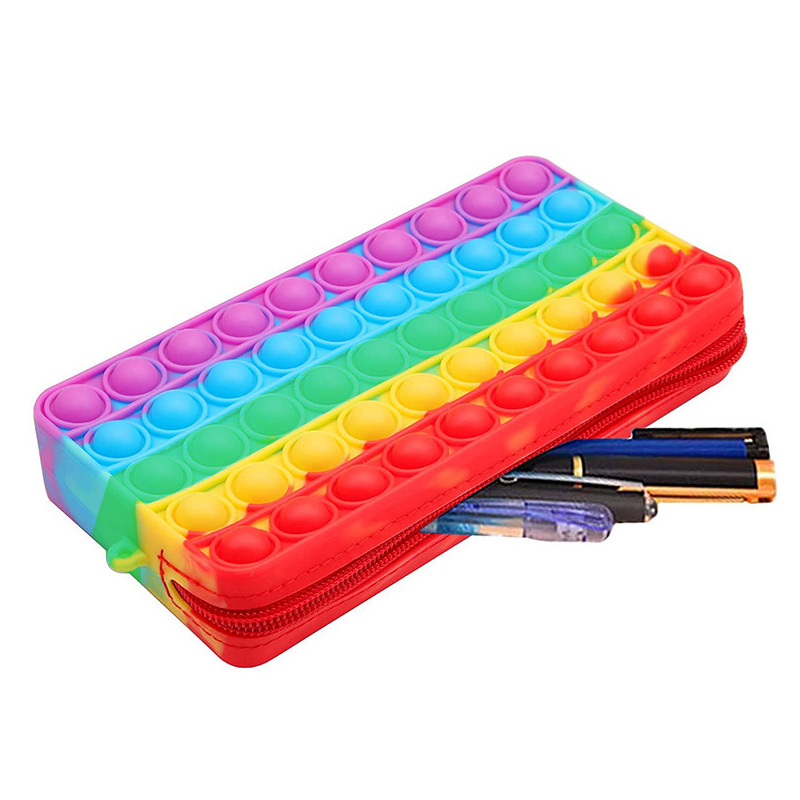 Rainbow Pencil Case Silicone P - огляд і ціна Sports Equipment For Schools