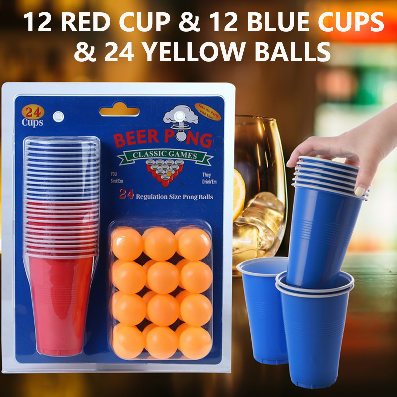 Beer Pong Game Set & Party Cup - огляд і ціна Ping Pong Ball Set