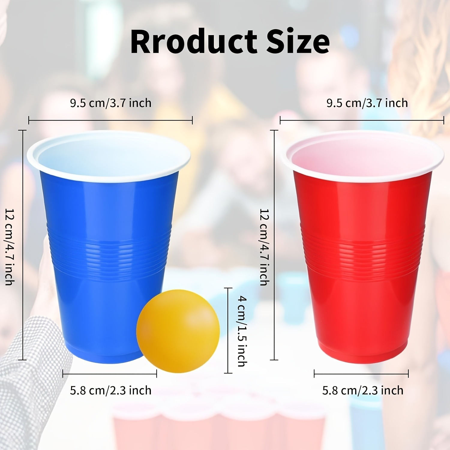 Beer Pong Game Set & Party Cup - огляд і ціна Ping Pong Ball Set