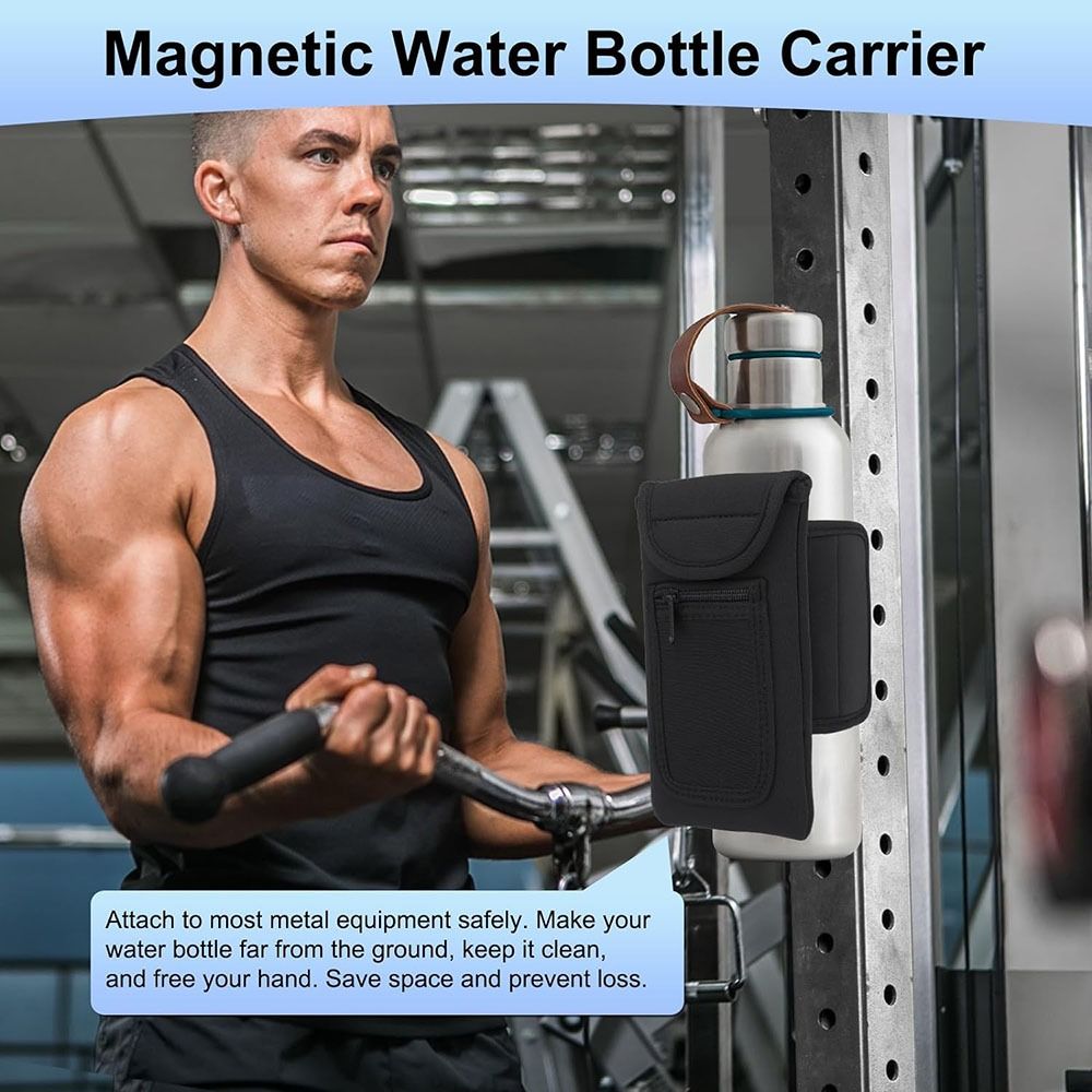 Magnetic Gym Water Bottle Bag  - огляд і ціна Sports Equipment Holder