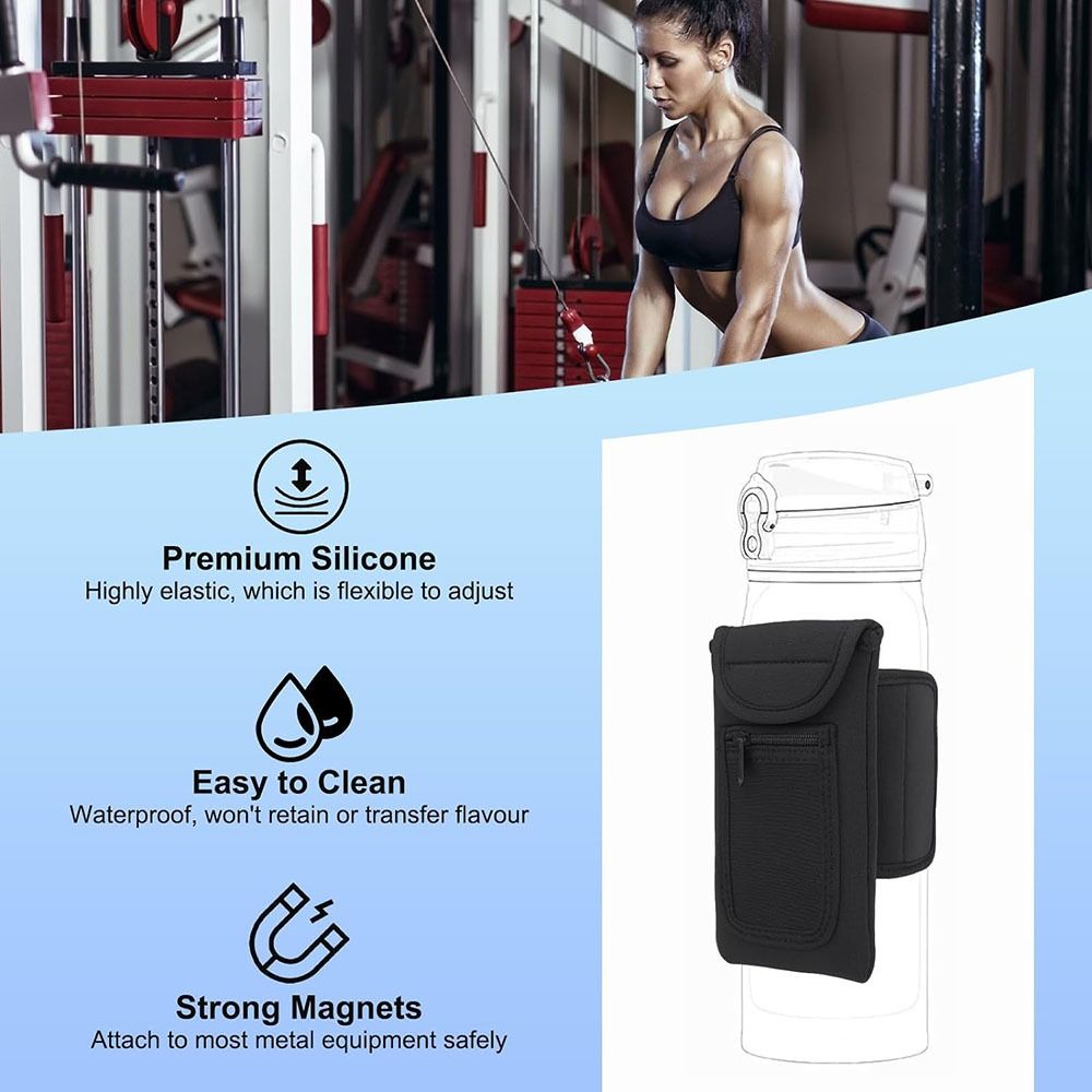 Magnetic Gym Water Bottle Bag  - огляд і ціна Sports Equipment Holder
