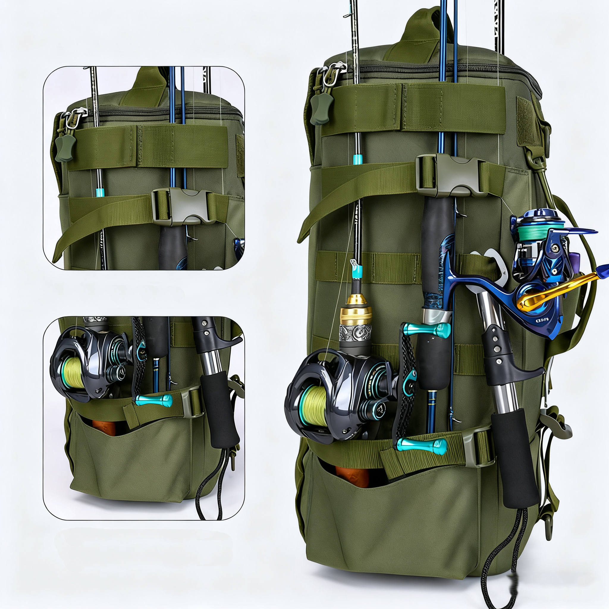 Multifunctional Fishing Backpa - огляд і ціна Sports Equipment Holder