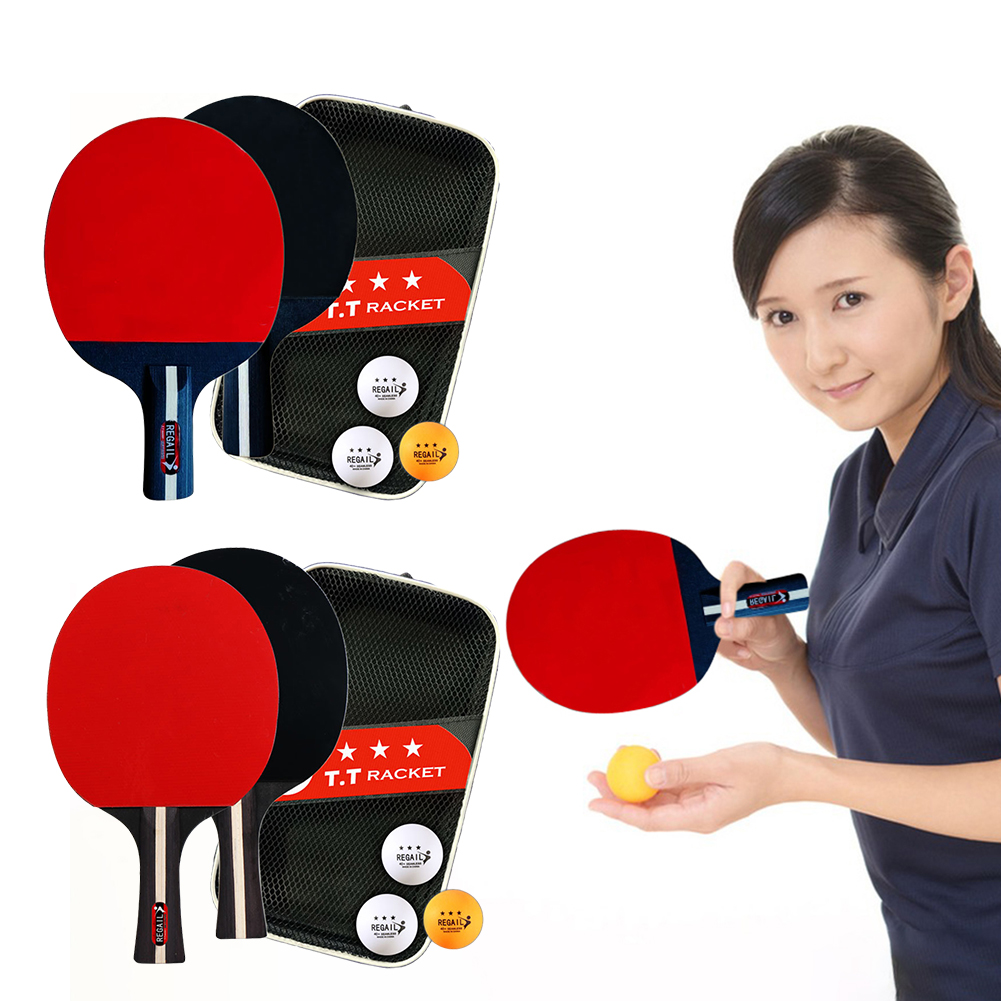Table Tennis Racket 2 Rackets  - огляд і ціна Ping Pong Ball Set