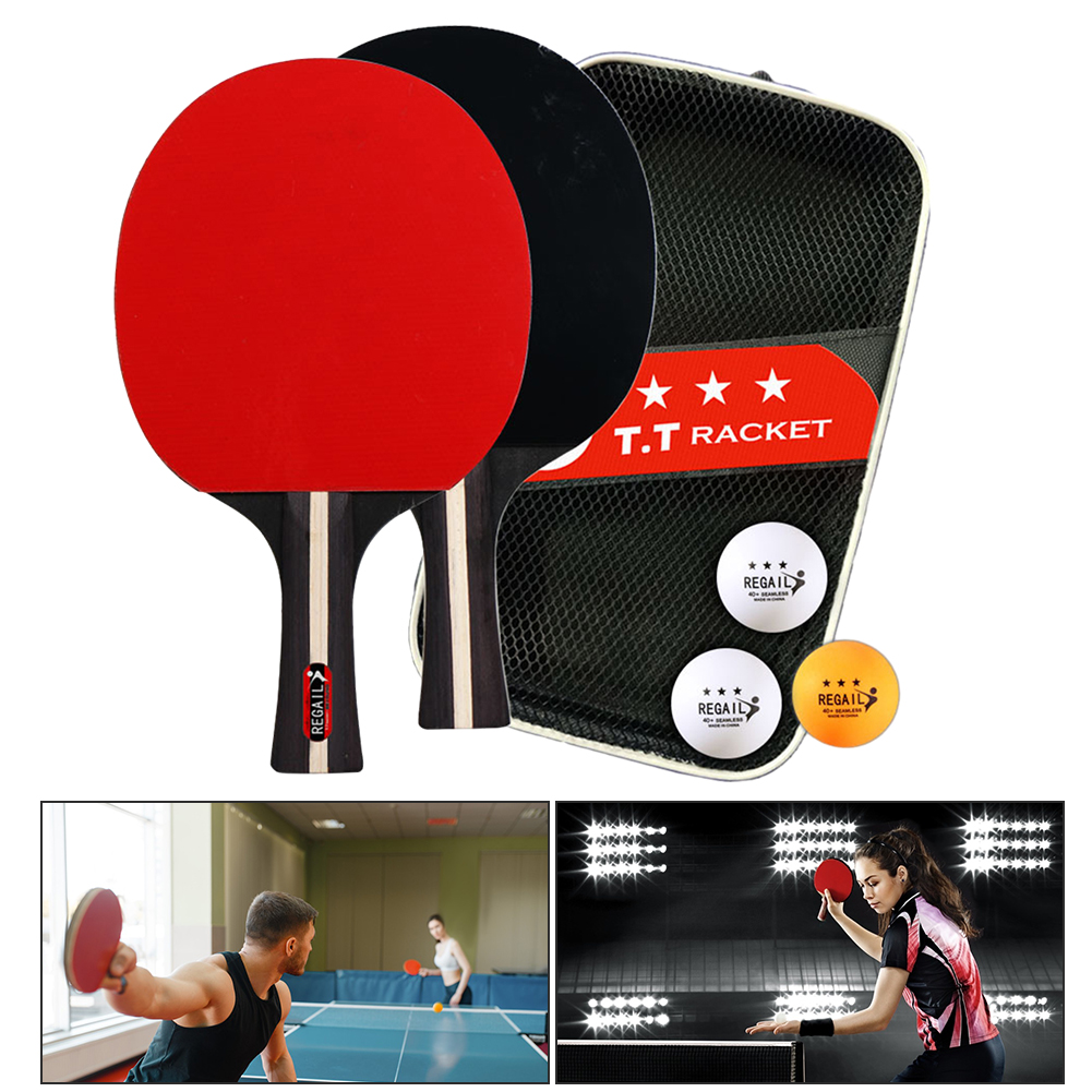 Table Tennis Racket 2 Rackets  - огляд і ціна Ping Pong Ball Set