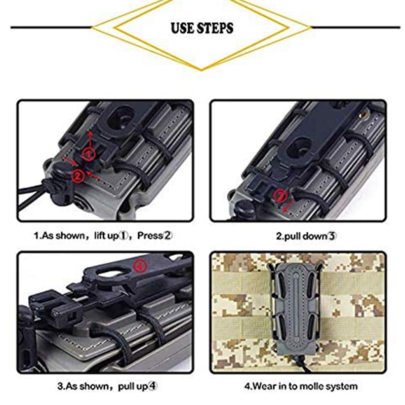 9mmTacticalMolleBeltClipStorag - огляд і ціна Sports Equipment Holder