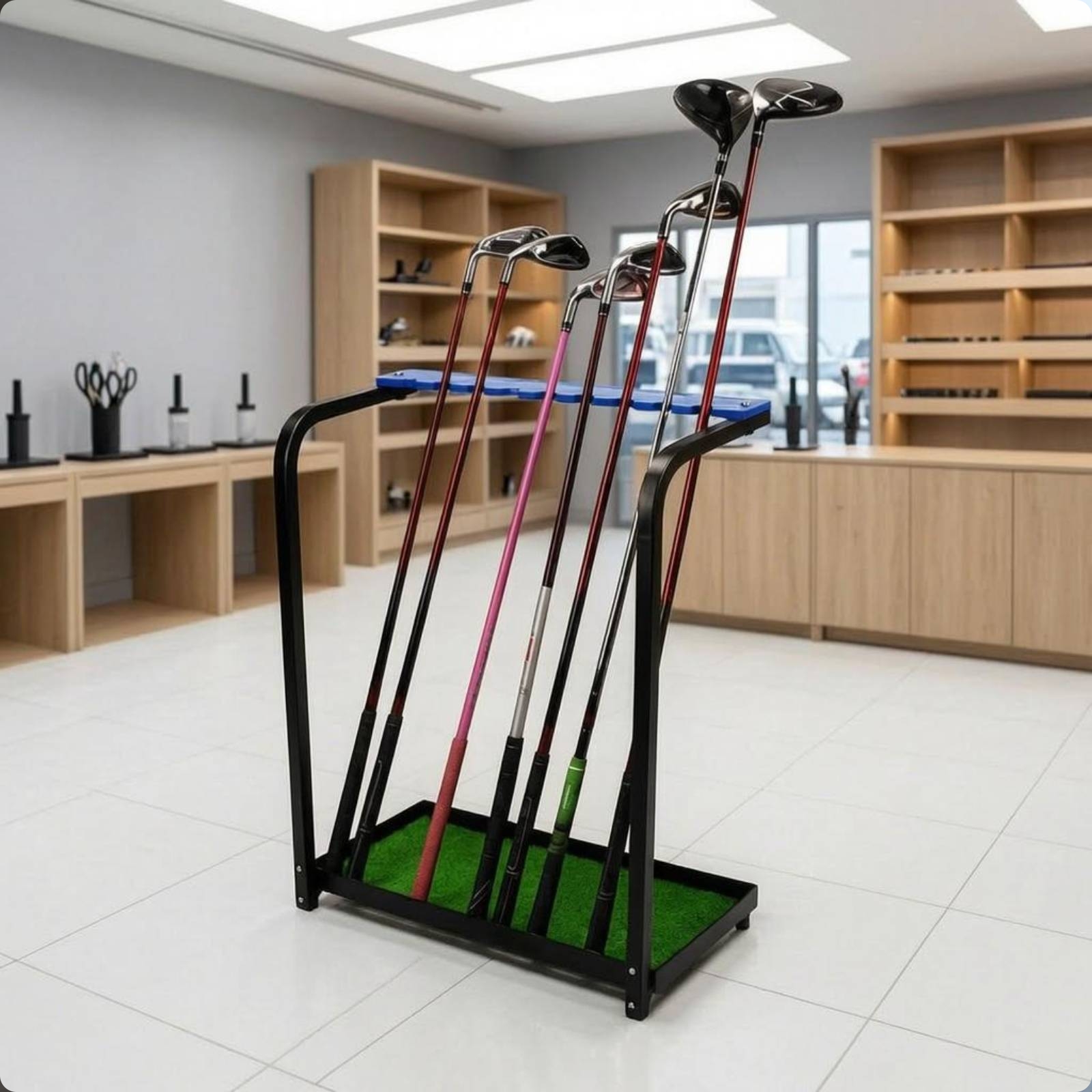 Golf Club Storage Rack Steel F - огляд і ціна Sports Equipment Storage Rack