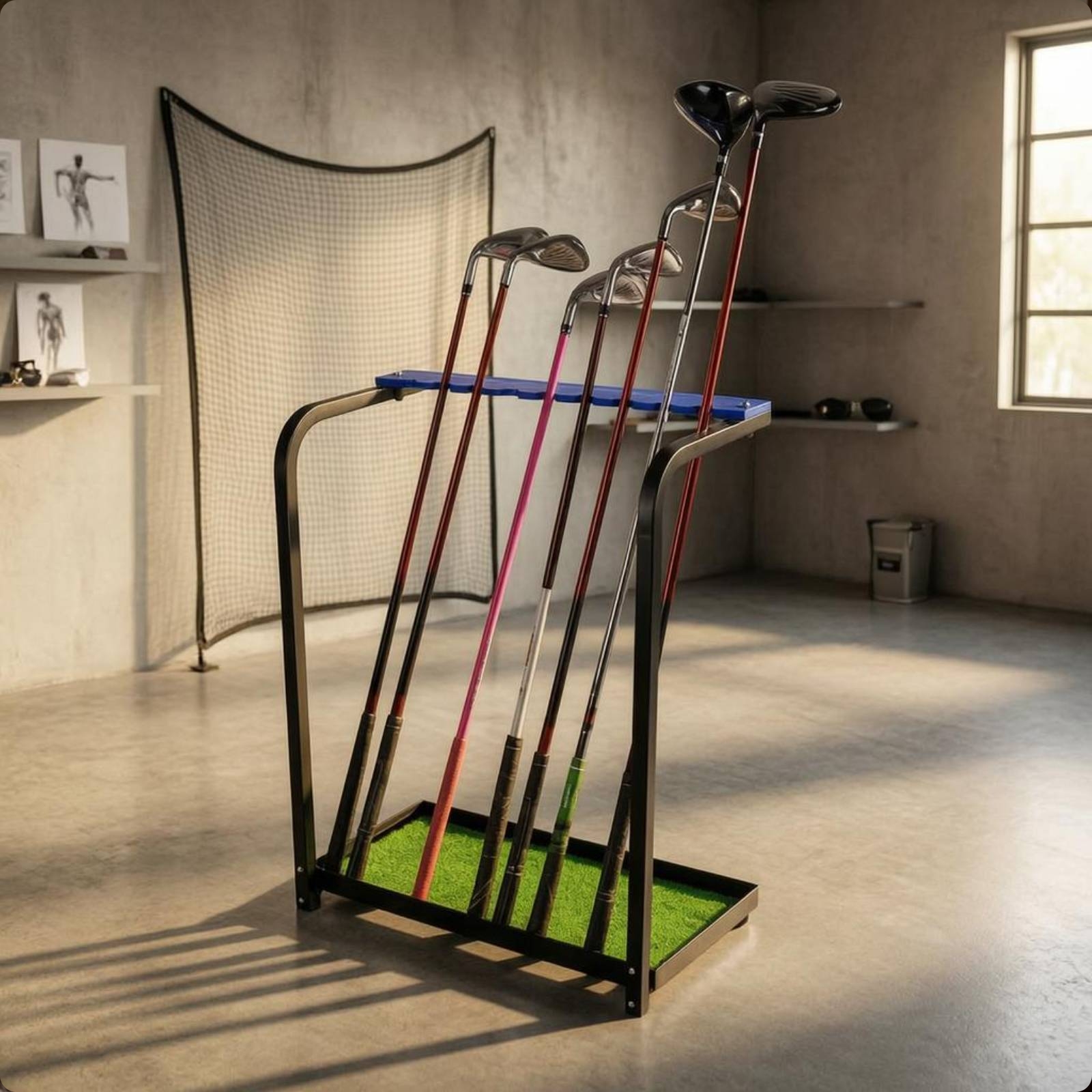 Golf Club Storage Rack Steel F - огляд і ціна Sports Equipment Storage Rack