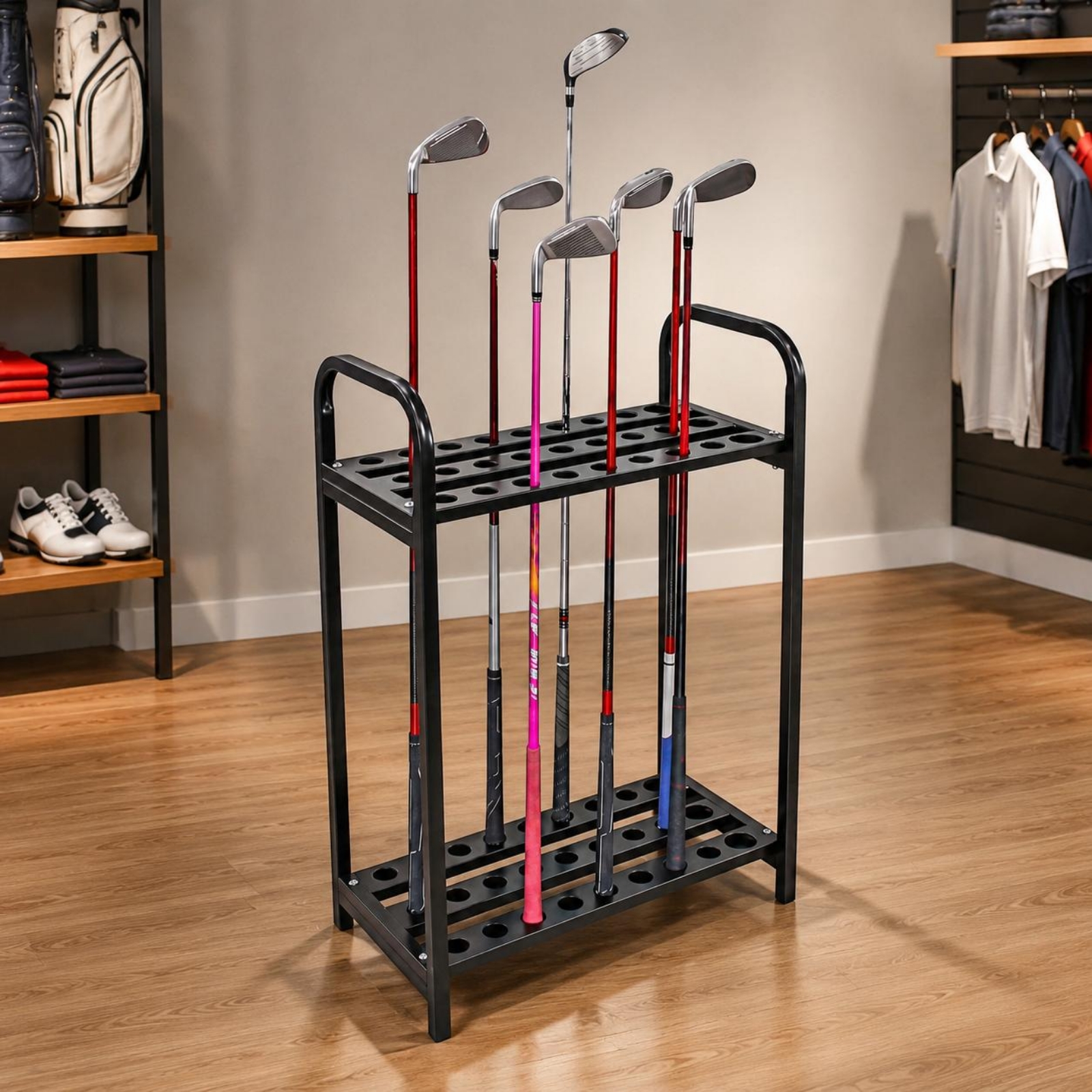 27-hole Golf Club Rack Easy to - огляд і ціна Sports Equipment Storage Rack