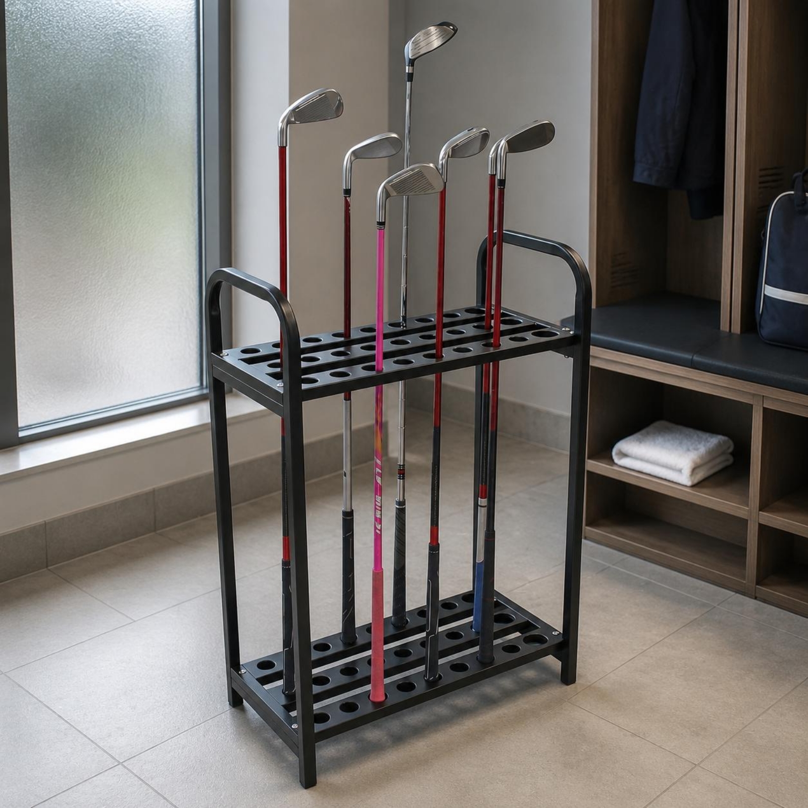 27-hole Golf Club Rack Easy to - огляд і ціна Sports Equipment Storage Rack