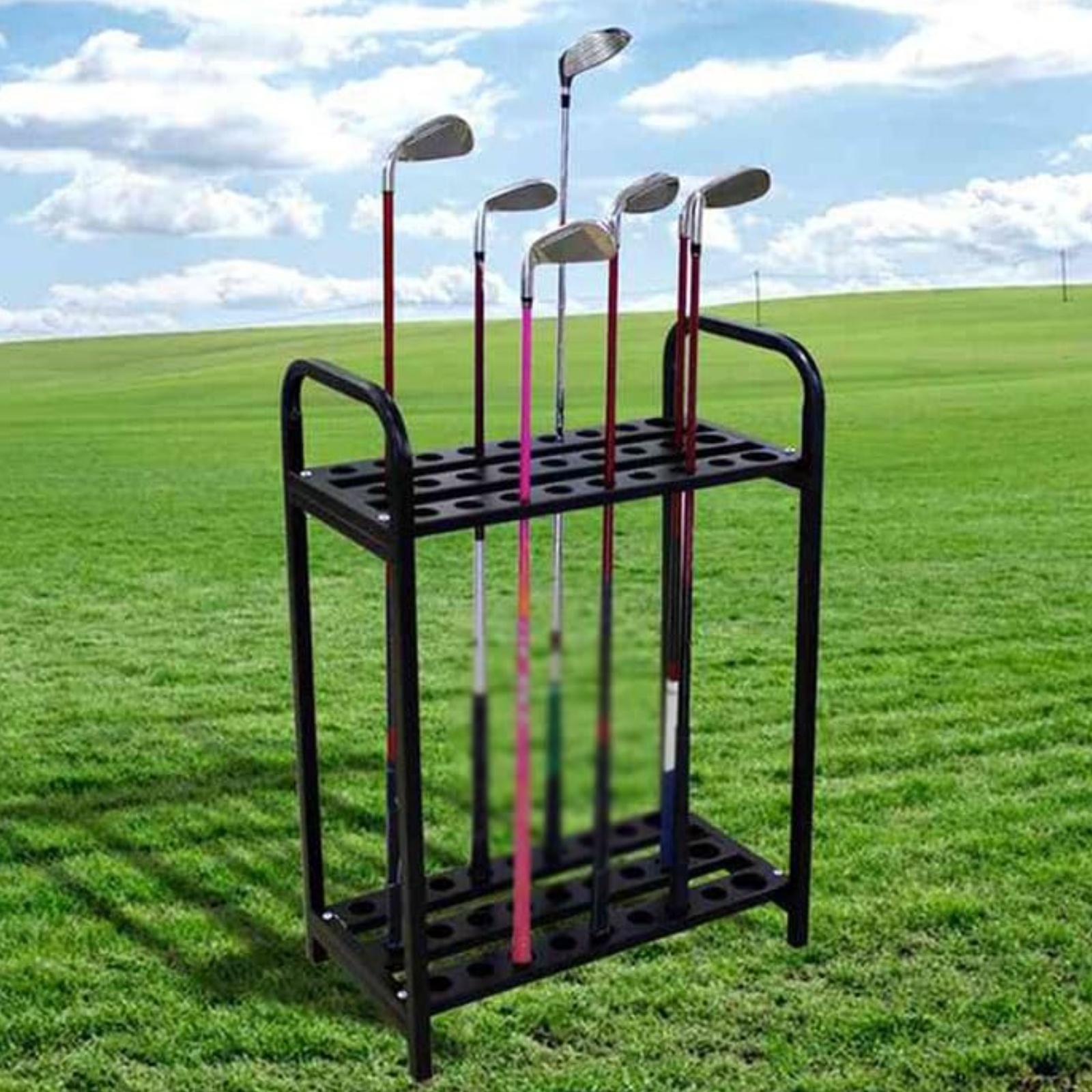 27-hole Golf Club Rack Easy to - огляд і ціна Sports Equipment Storage Rack