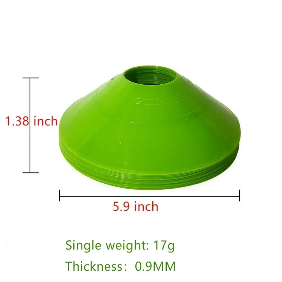 10Pcs Soccer Cones Disc Footba - огляд і ціна Sports Equipment Holder