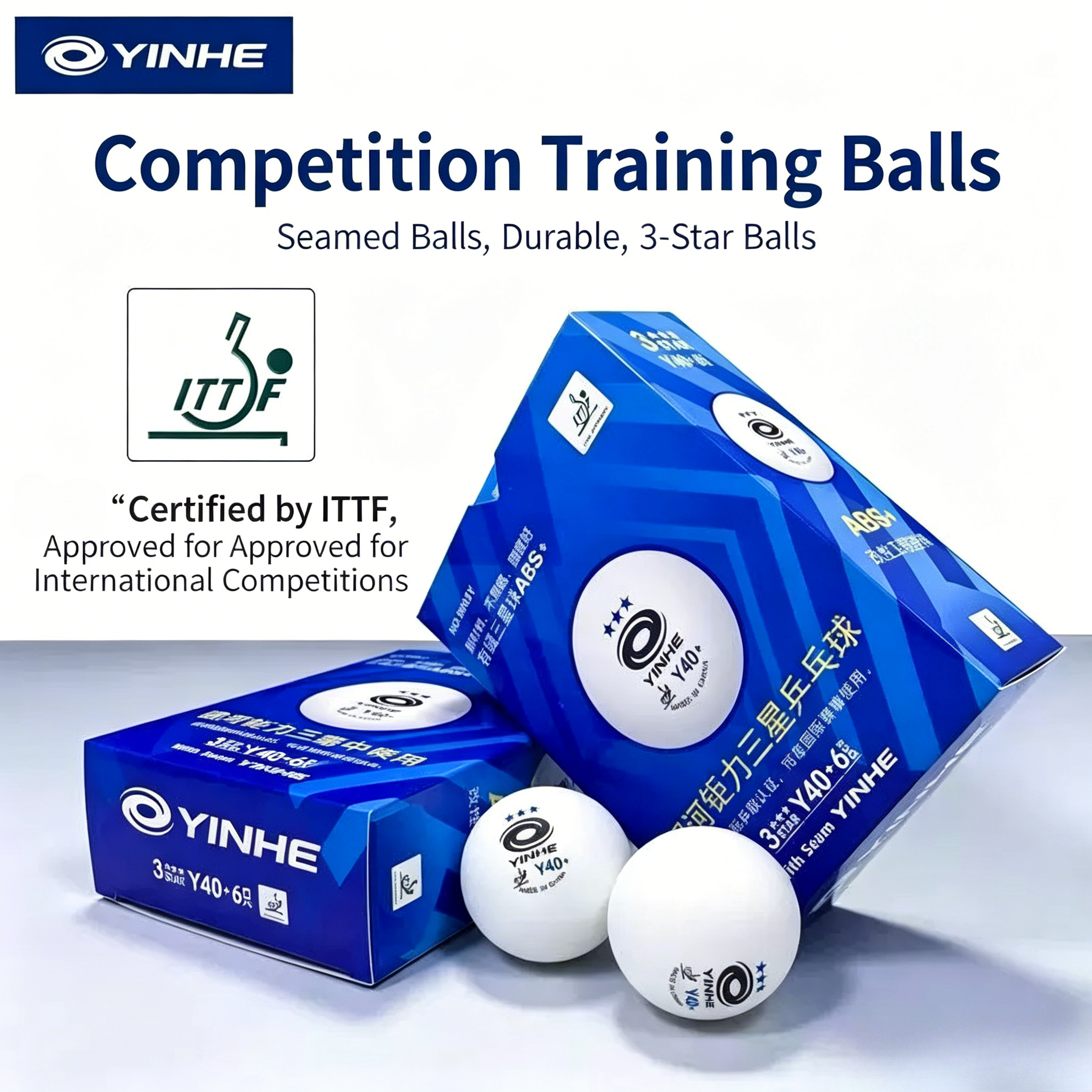 YINHE H40+/Y40+ Seamed Table T - огляд і ціна Ping Pong Ball Set