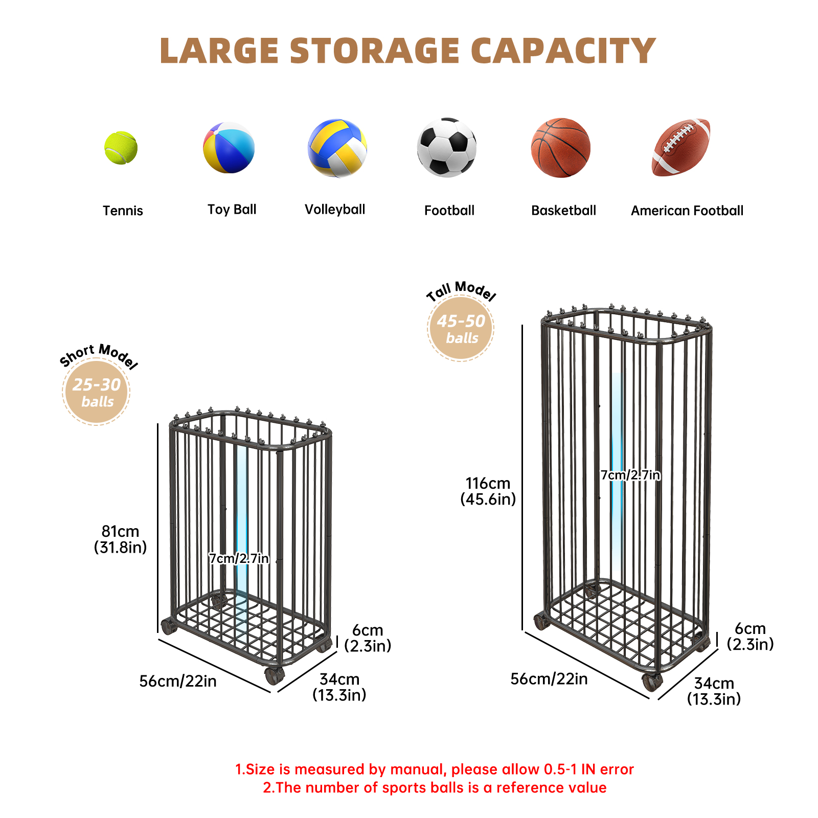 Basketball, Football, Tennis R - огляд і ціна Sports Equipment Holder