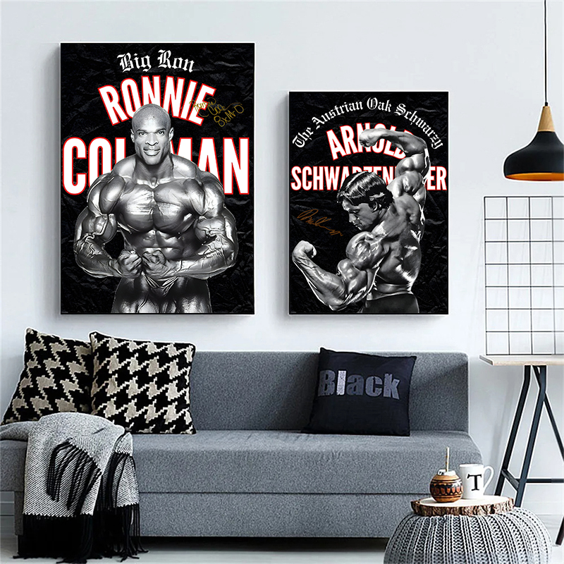 Famous Bodybuilding Fitness At - огляд і ціна Sports Equipment Poster