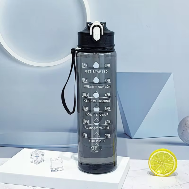 900ml Sports Bottle With Time  - огляд і ціна Sports Equipment Names