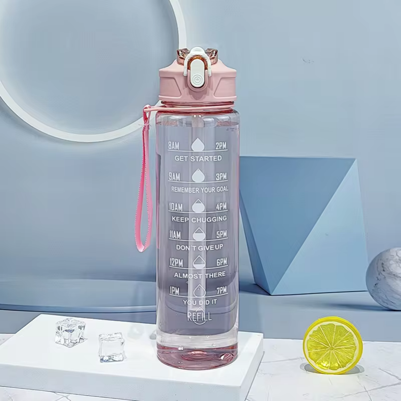 900ml Sports Bottle With Time  - огляд і ціна Sports Equipment Names