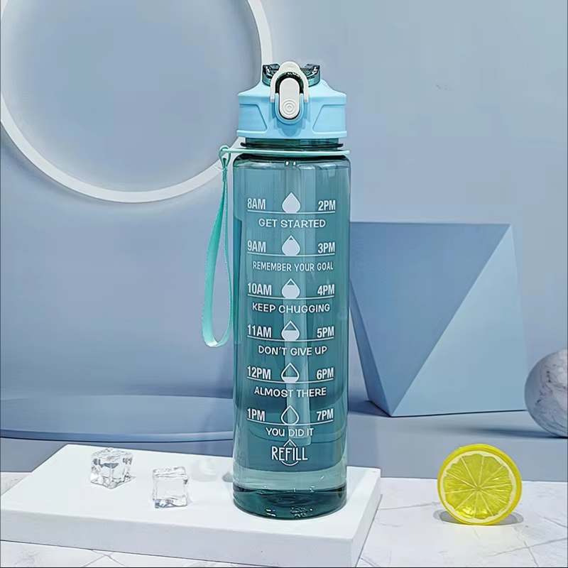 900ml Sports Bottle With Time  - огляд і ціна Sports Equipment Names