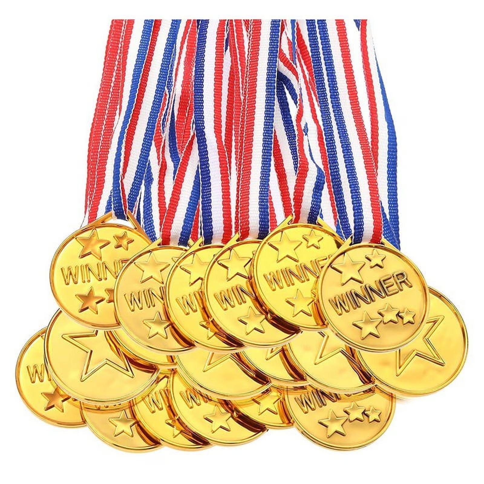 30Pcs Plastic Gold Winners Med - огляд і ціна Sports Equipment For Schools