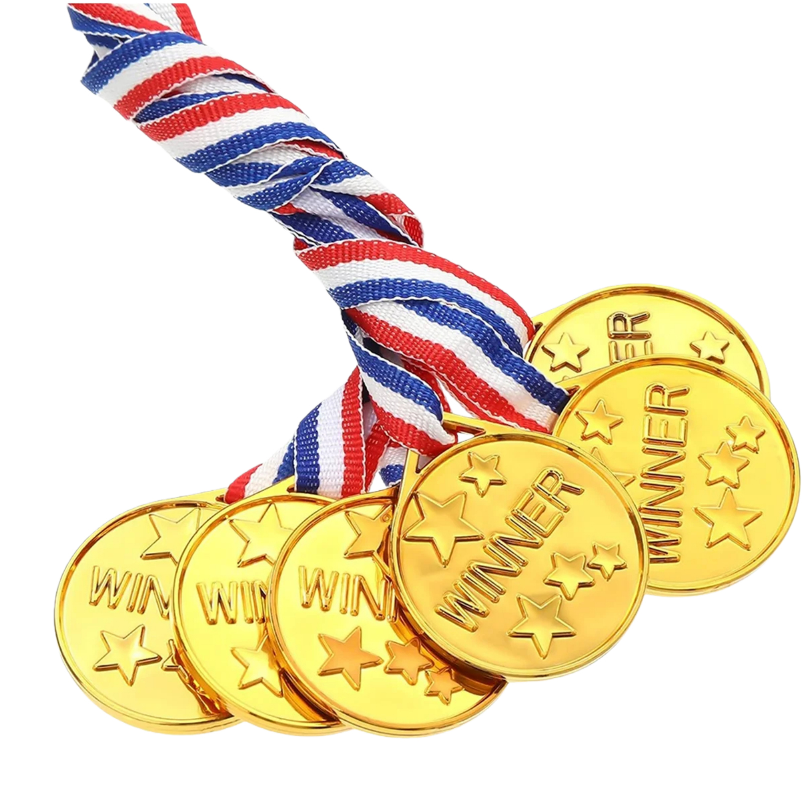 30Pcs Plastic Gold Winners Med - огляд і ціна Sports Equipment For Schools