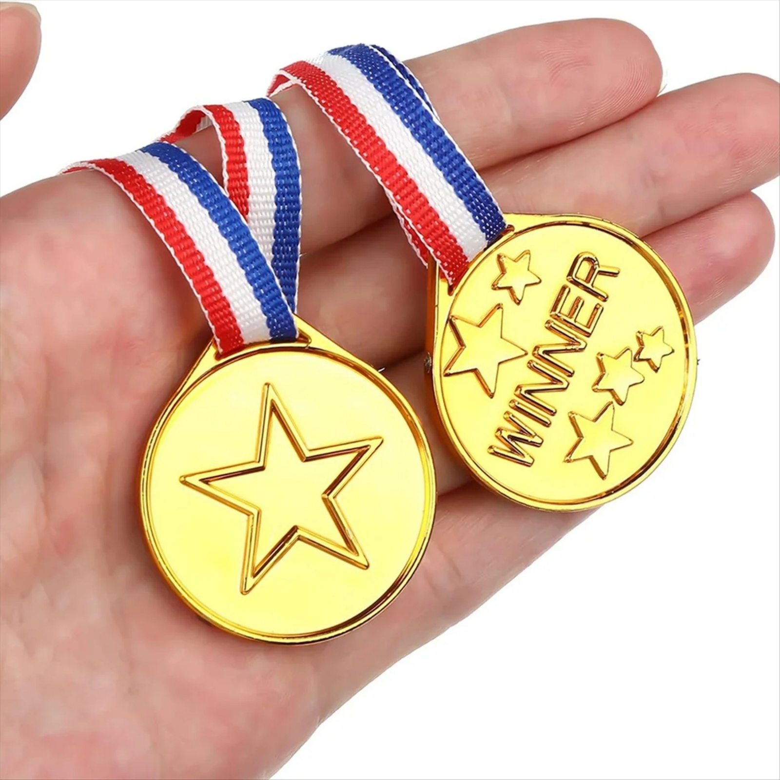 30Pcs Plastic Gold Winners Med - огляд і ціна Sports Equipment For Schools