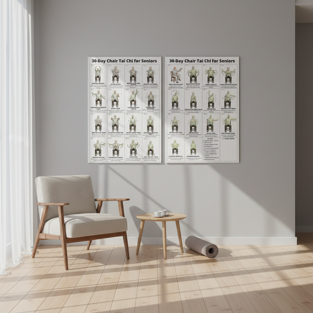 Tai Chi Exercise Plan Poster f - огляд і ціна Sports Equipment Poster