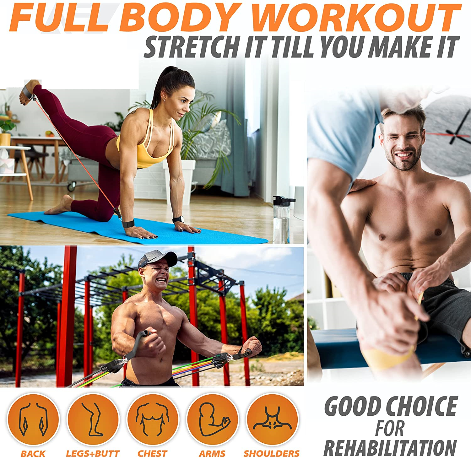 300lb Fitness Booty Resistance - огляд і ціна Sports Equipment Website